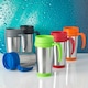 image 4 of Bullet Sanibel Insulated Mug - Silver/Solid Black - 12 x 18 x 8 cm