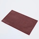 image 4 of OHS Soft Microfibre Non-Slip Absorbent Noodle Chenille Bath Runner Mat Red | Burgundy | 45 x 75cm