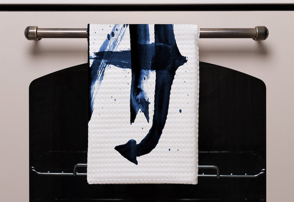 image 1 of Watercolour Anchor (Kitchen Towel)