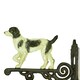 image 1 of Springer Spaniel Dog Bell Cast Iron Sign Plaque Door Wall Fence Gate Post House