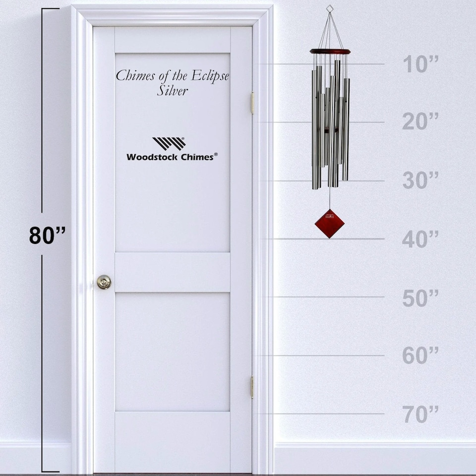 image 1 of Woodstock Chimes of the Eclipse - Silver