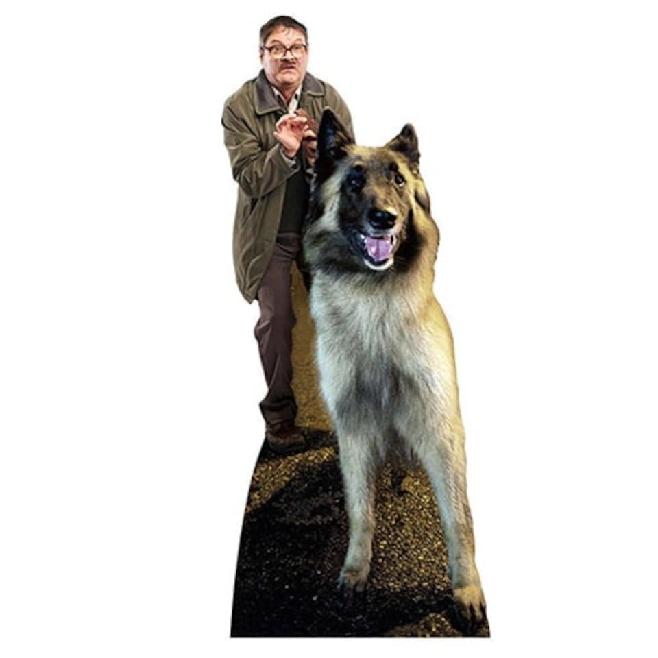 Jim and Wilson Friday Night Dinner Mini Cardboard Cutout 89cm