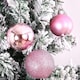 image 5 of 50mm/24Pcs Christmas Baubles Shatterproof Pale Pink