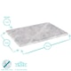image 3 of Argon Tableware Rectangle Marble Chopping Board - 30 x 20cm White