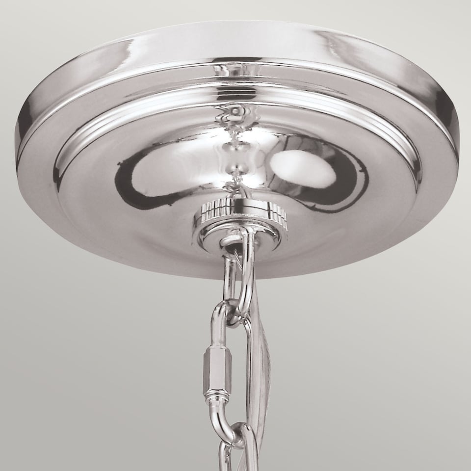 image 1 of Hounslow 1 Light Ceiling Mini Pendant Polished Nickel, E27