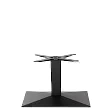 Black Cast Iron Pyramid Rectangular Table Base Coffee Height - 480 mm Black
