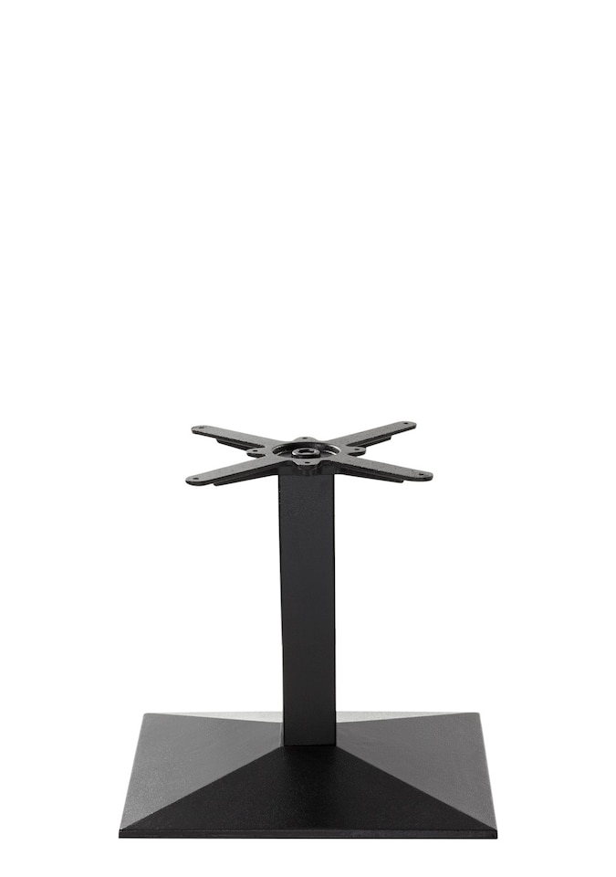 Black Cast Iron Pyramid Rectangular Table Base Coffee Height - 480 mm | Black