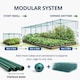 image 8 of GardenSkill Fruit & Vegetable Cage Kit with Bird Netting 3.75x1.25x1.875m H - Quick Build Modular Crop Protection Frame for Garden & Allotment