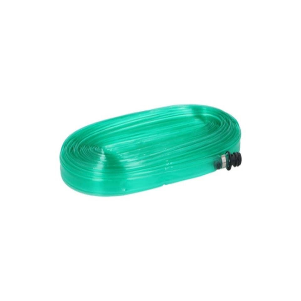 image 1 of 15M Flexible Flat Hose Pipe Garden Sprinkler Soaker Hose Garden Hose Pipe for Lawn Agricultural Irrigation System Backyard Plants Green