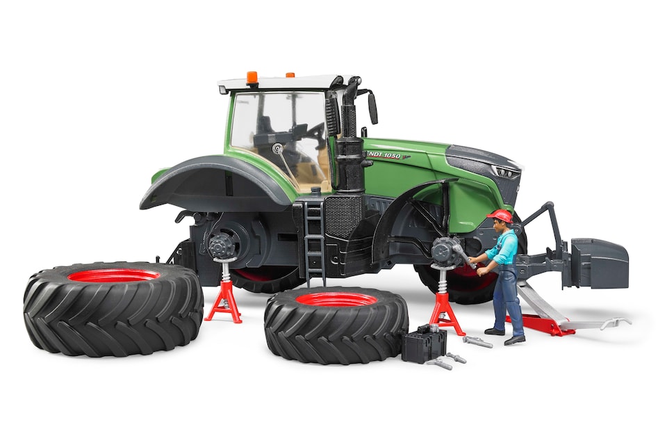 image 1 of Bruder Fendt 1050 Vario with mechanic and garage equipment Detailed Vehicle & Playset Model
