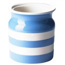 Utensil Jar: Utensil Jar Cornishware Blue White