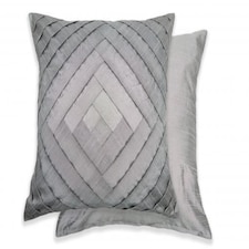 Gio Cushion Cover 43cm x 43cm Grey | Grey | Grey