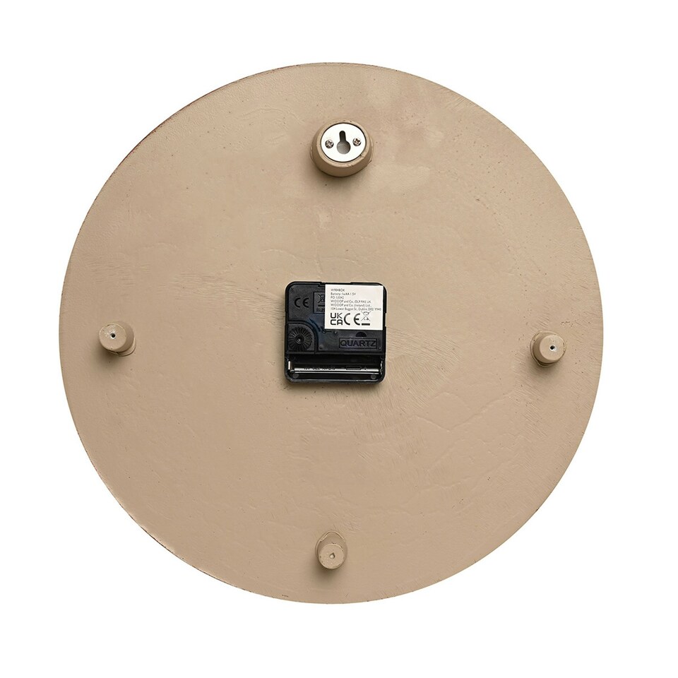 image 1 of Interval Resin Wall Clock 30cm - Oxblood Red | Oxblood