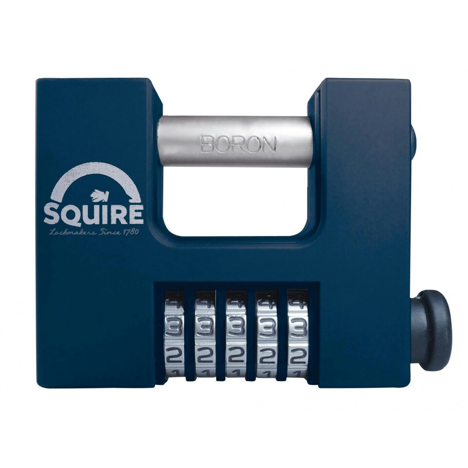 Squire Cbw85 Hi-security Shutter Combination Padlock - Multi Colour - 83mm