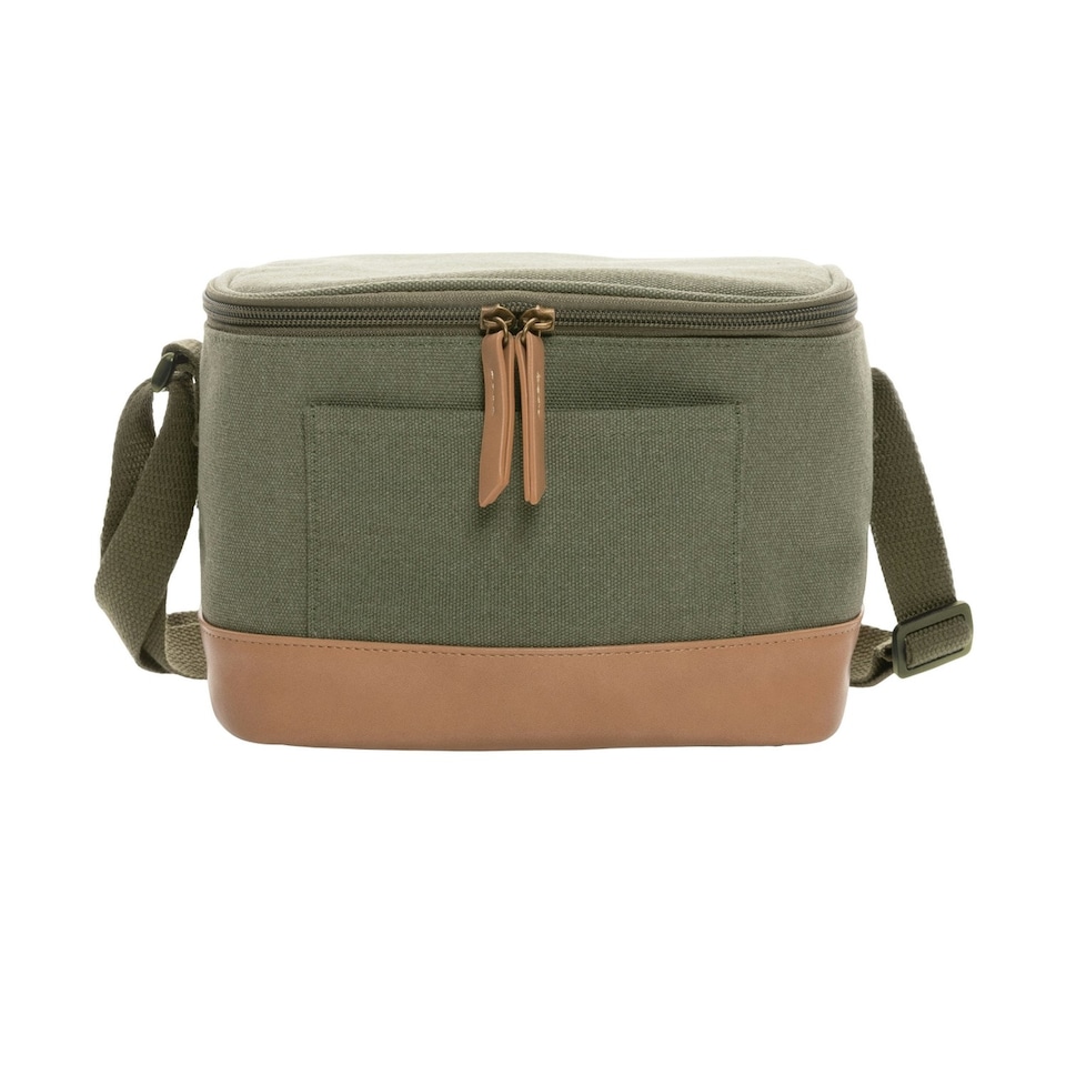 image 1 of XD Collection 6L Recycled Canvas Cooler Bag - Green - One Size Green | One Size