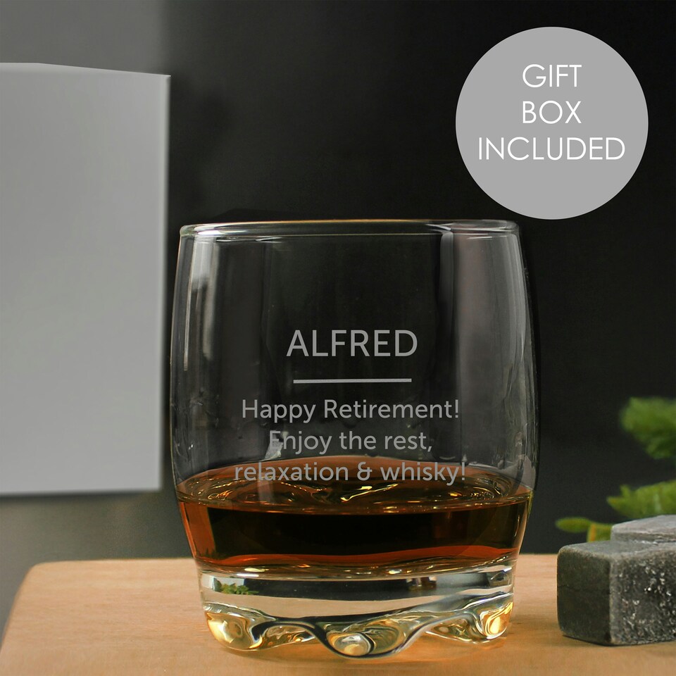 image 1 of Personalised Free Text Tumbler Clear