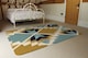 image 3 of Cleopatra Fan Ethnic Pattern Designer Rug | Multi