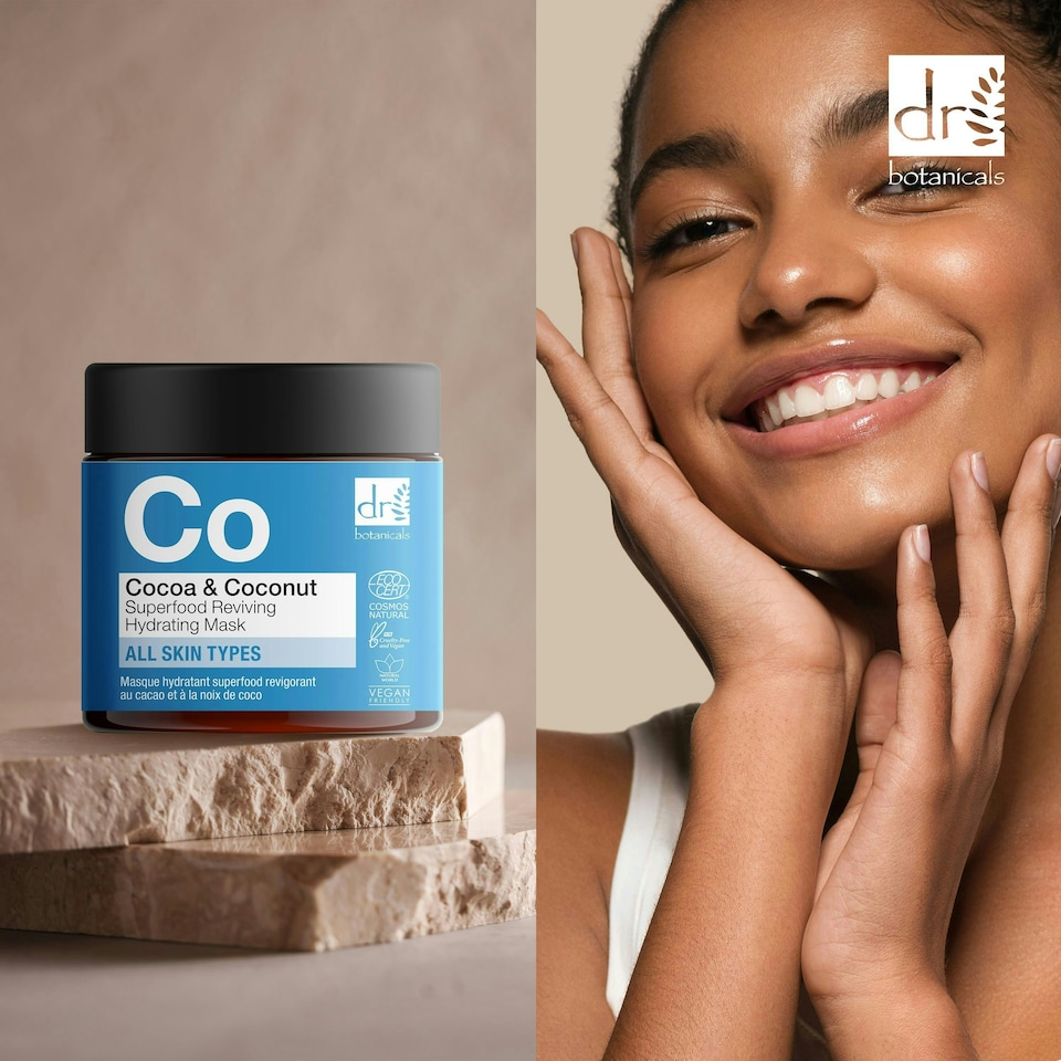 image 1 of Dr Botanicals Cocoa & Coconut Superfood Reviving Hydrating Mask 60ml