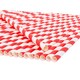 image 2 of Ashley Paper Straws - 19.5cm - Red Stripe - Pack of 40