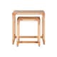 image 5 of Set of 2 tables Home ESPRIT Natural Rope Fir 58 x 38 x 60 cm N/A