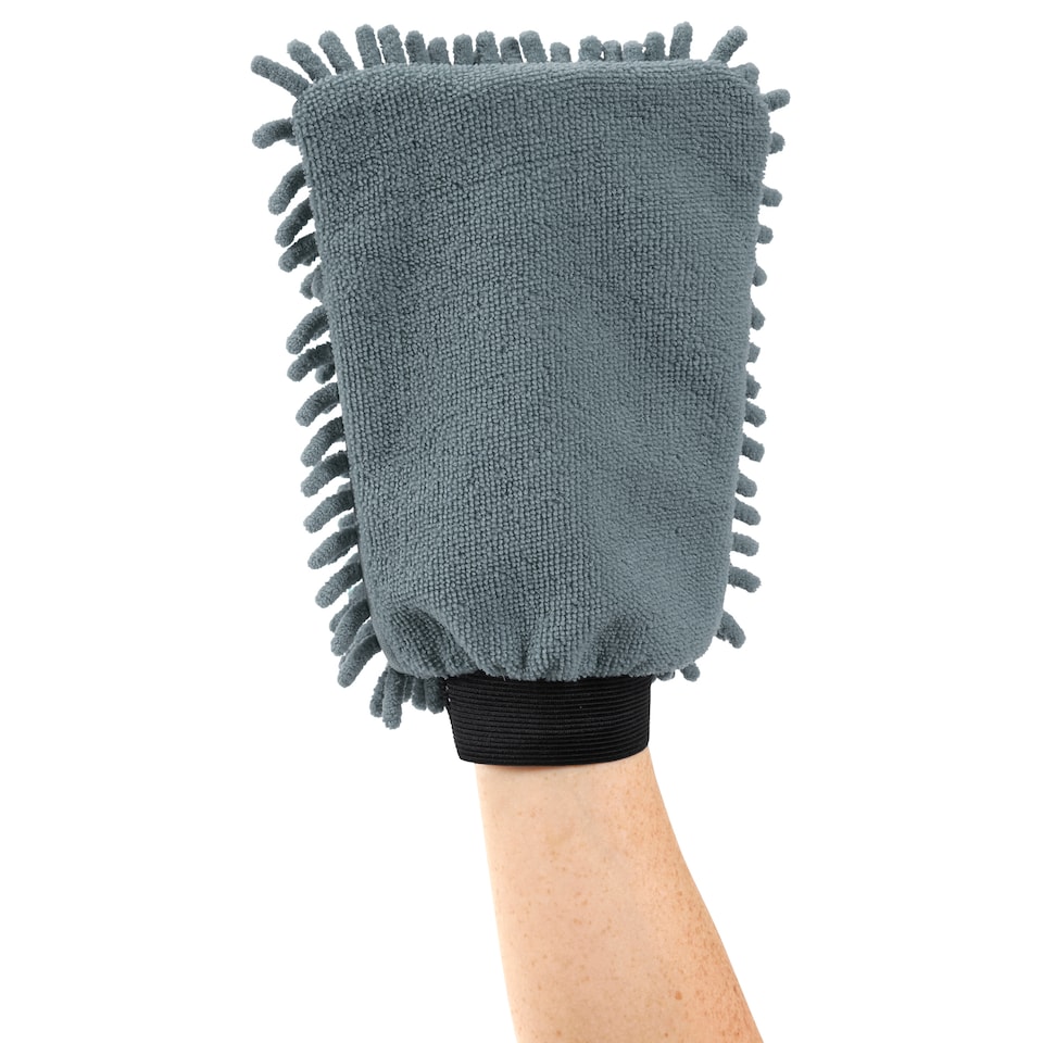 image 1 of JVL Microfibre Hand Mitt, Grey