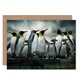 image 1 of King Penguin Huddle Birds Antarctica Photograph Art Card