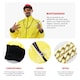image 2 of 90's Rapper Costume - Red Hat, Glasses, Goatee, Chain & Spliff Yellow | 2XL