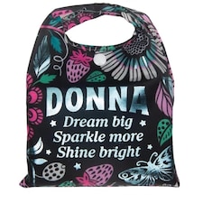 History & Heraldry Personalised Sparkle Reusable Foldable Shopper Bag - Donna | Multi