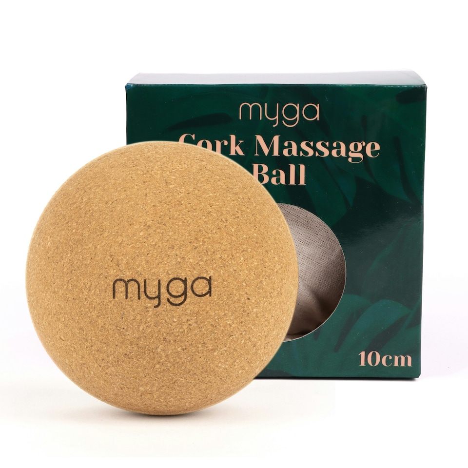image 1 of Myga Cork Massage Ball 10cm