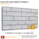 image 2 of NOVECRAFTO 3D Faux Wood Wall Panels – 6 PVC Sheets, Covers 2.76 sqm (29.76 sq ft), 96x48cm Each – Decorative Grey Wood Texture Cladding, Moisture Resistant