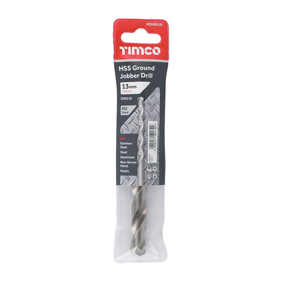 image 1 of Timco - Ground Jobber Drills - HSS M2 (Size 13.0mm - 1 Each)
