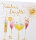 image 3 of Cocktail Glasses Design Daughter Birthday Card