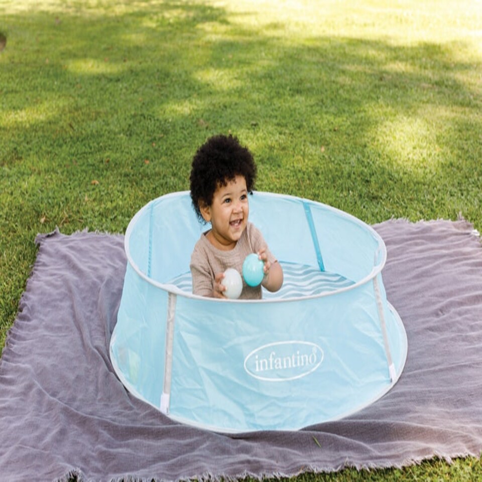 image 1 of Infantino Ball Pit With UV Protection Canopy And Mosquito Net