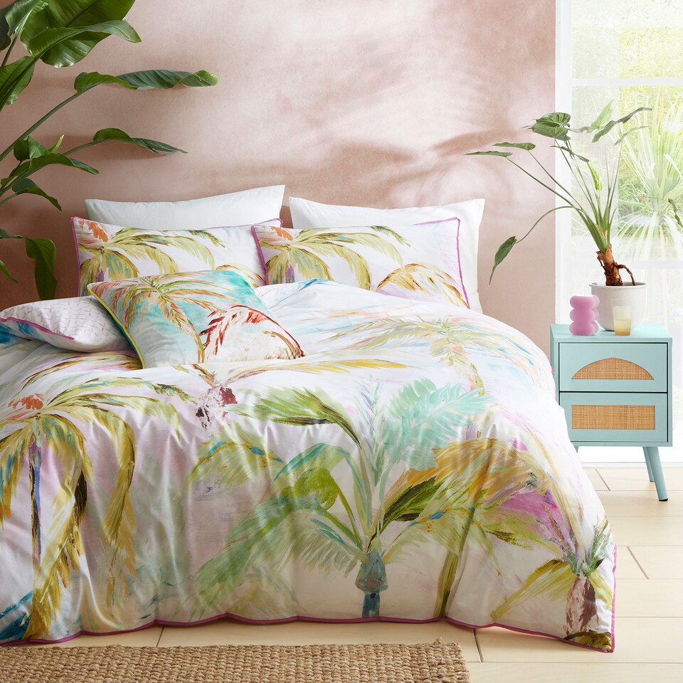 image 1 of Appletree Leilani Duvet Cover Set Green