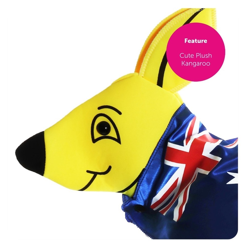 image 1 of Pack of 6 Australia Supporters Kangaroo Hat Multi | One Size