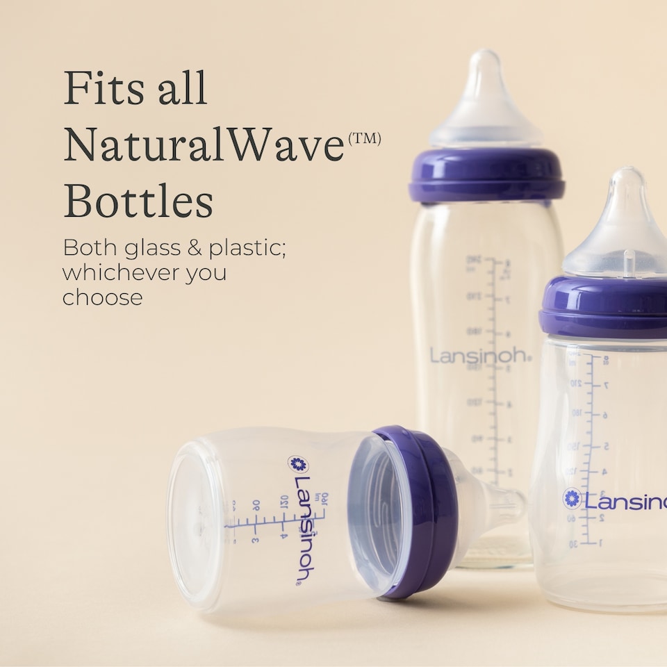 image 1 of Lansinoh Natural Wave Fast Flow Teats - 2 Pack