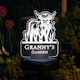 image 2 of Personalised Highland Garden Solar Light