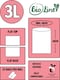 image 2 of BioLiner 3 Litre Mini Compostable Food Waste Bin Bags - 10 Rolls