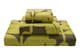 image 1 of Wildflower Yellow Ochre Cotton Bath Mat