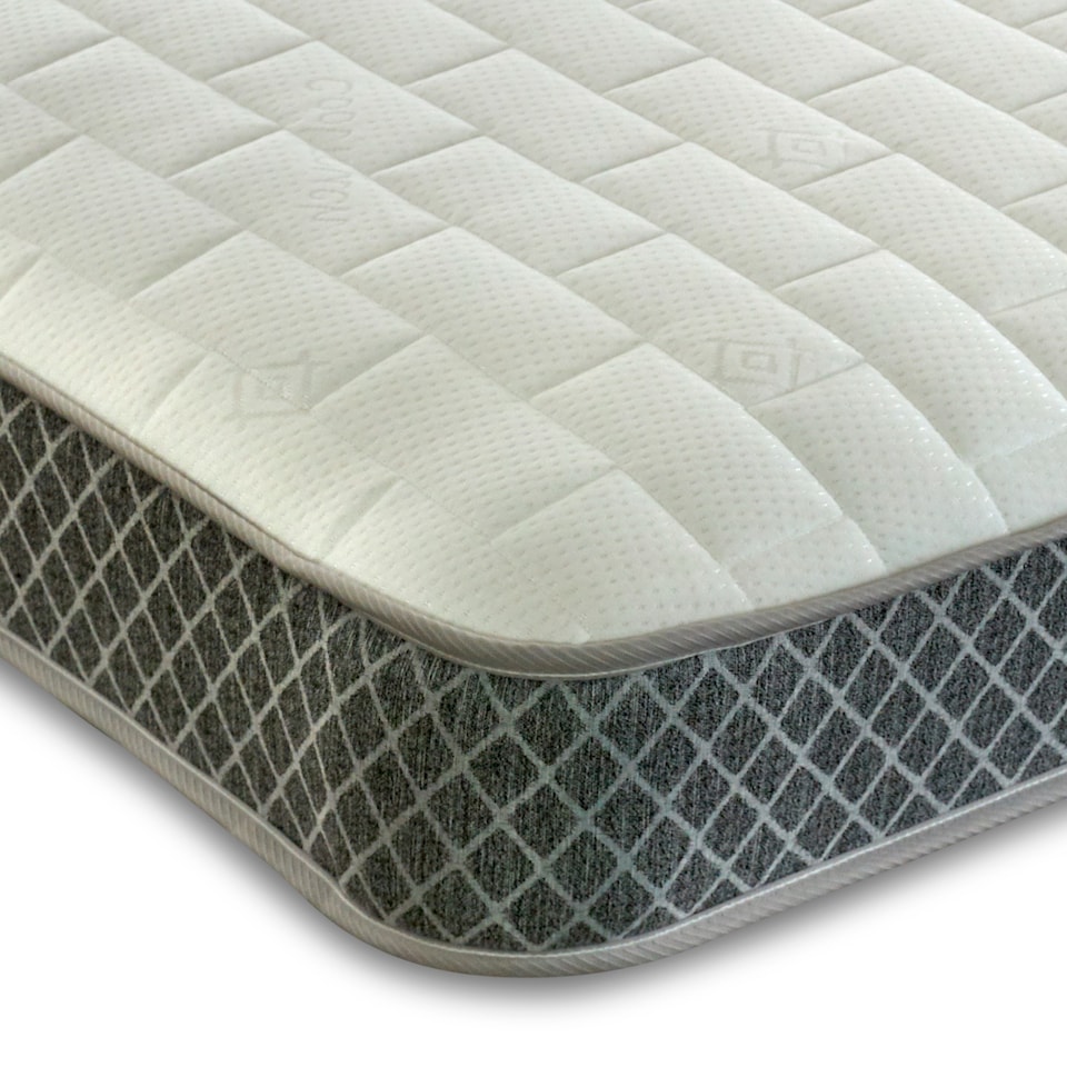 Helical Spring Dimensions Memory Foam Hybrid Spring Mattress - 7.25 inch Deep, Supportive Coil ...