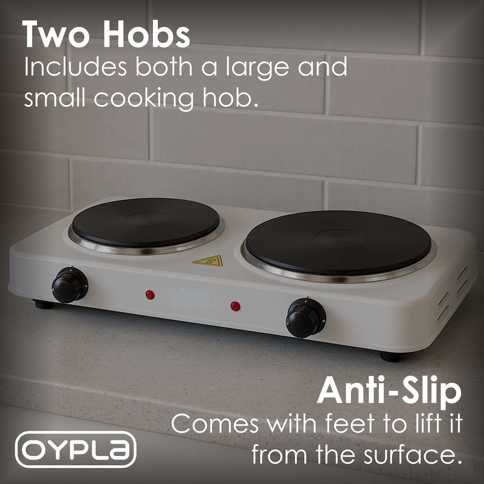 image 1 of 2.5Kw Electric Portable Kitchen Double Hot Plate