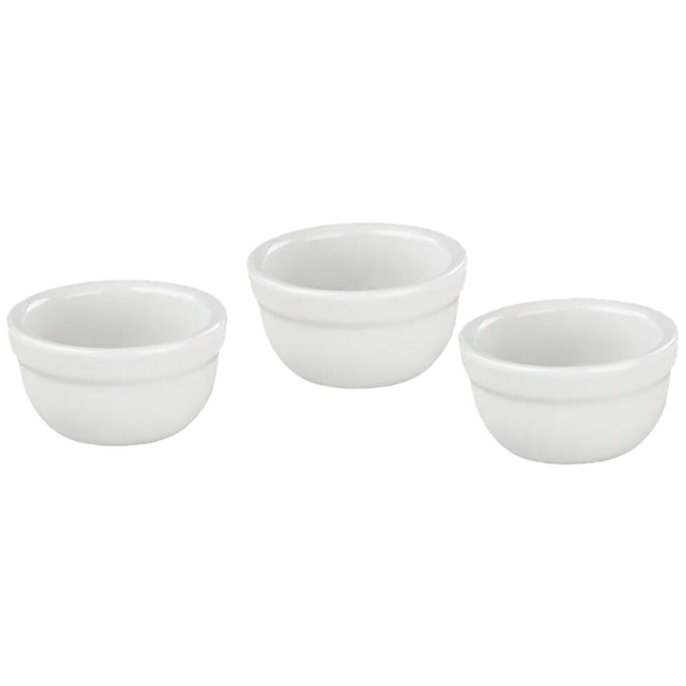 image 1 of Tala Ceramic Bowls (Set of 3) - White - One Size