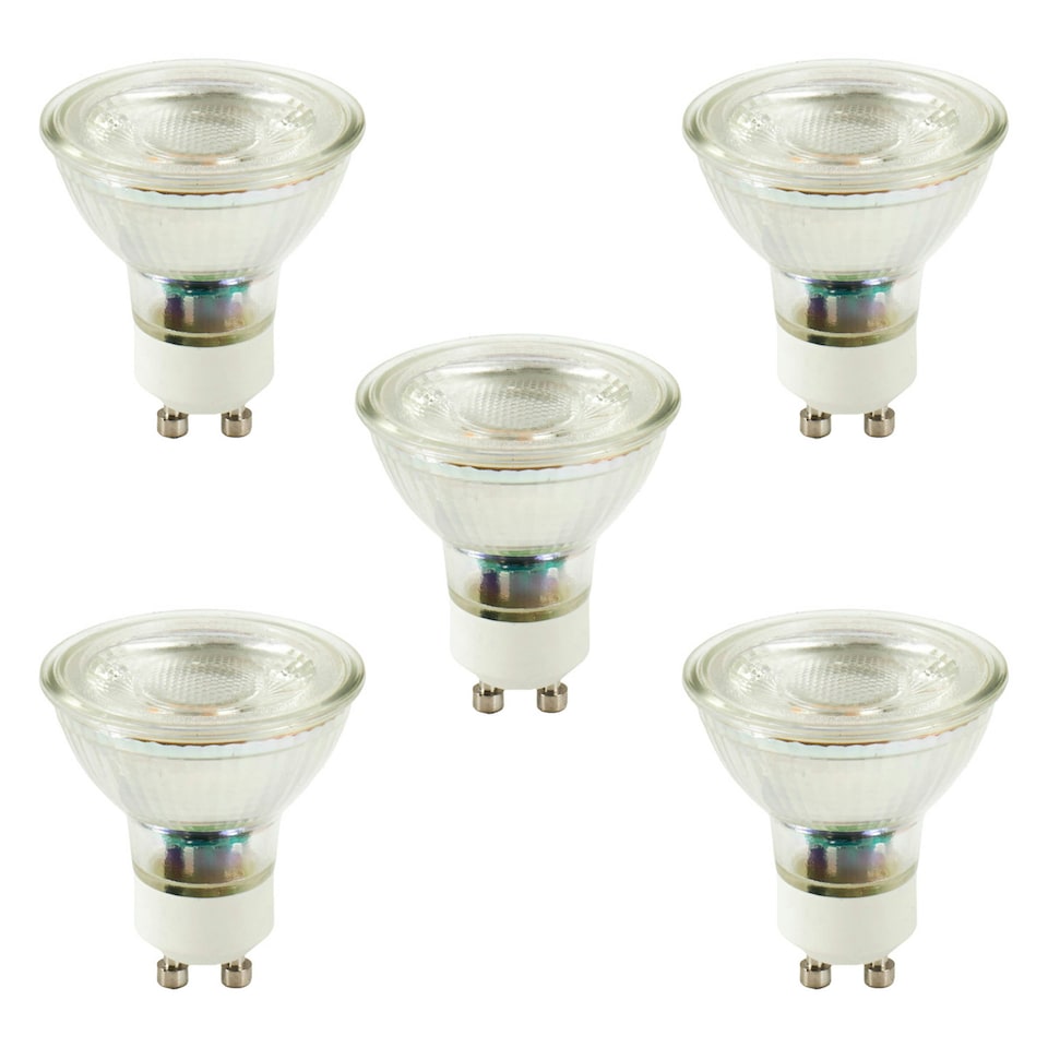 image 1 of BHS 5 Pack of 5W LED GU10 Light bulbs, Warm White