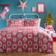 image 1 of Fusion Christmas Vintage Frames Duvet Cover Set Red