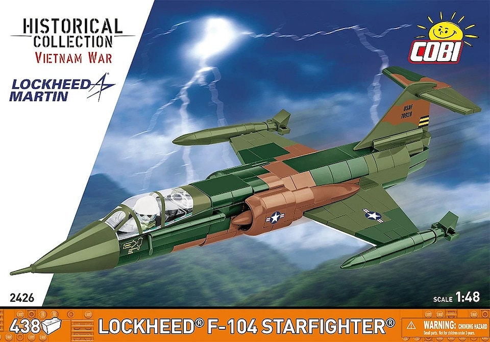 image 1 of Cobi 2426 Vietnam War  Lockheed F104 Starfighter 430 pcs