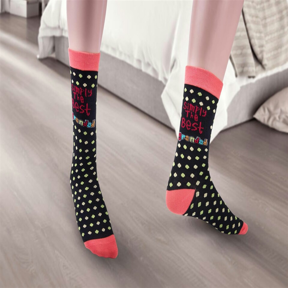 image 1 of Simply The Best Grandad Socks Multi
