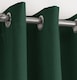 image 3 of Enhanced Living Vogue Green 46 x 90 inch (117x229cm) Eyelet Thermal Noise reducing Dim Out Curtains (PAIR)