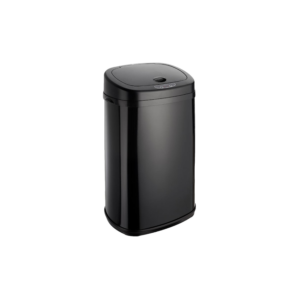 image 1 of Dihl 30L Onyx Black with Black Lid Stainless Steel Auto Touchless Hands-free Sensor Kitchen Waste Dust Bin Automatic Motor
