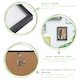 image 2 of Nicola Spring 5x Photo Frames with White A4 Mount - A3 (12" x 17") Black Portrait Hanging Wall Mounted Picture Display Frame
