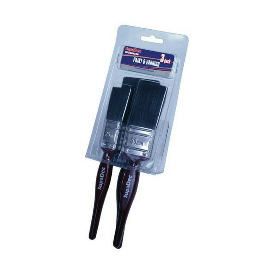 SupaDec Decorator Brush Set - Black - One Size